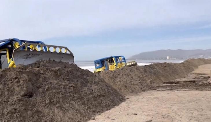 Ventura/Oxnard Sand Berm Removal For The Birds